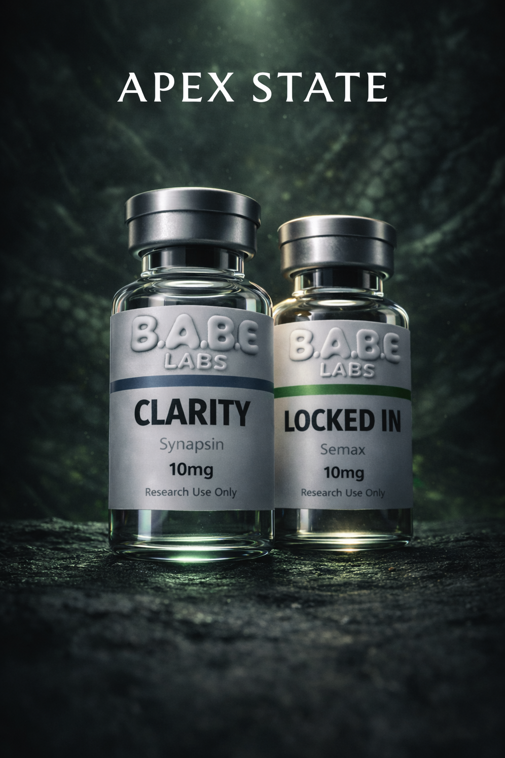 APEX STATE: CLARITY (Synapsin) + LOCKED IN (Semax)