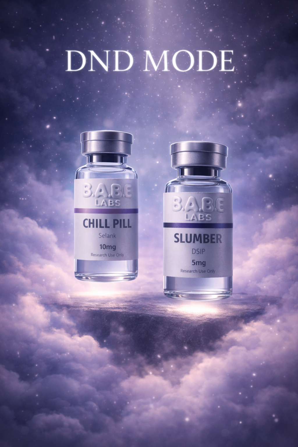 DND MODE: CHILL PILL (Selank) + SLUMBER (DSIP)